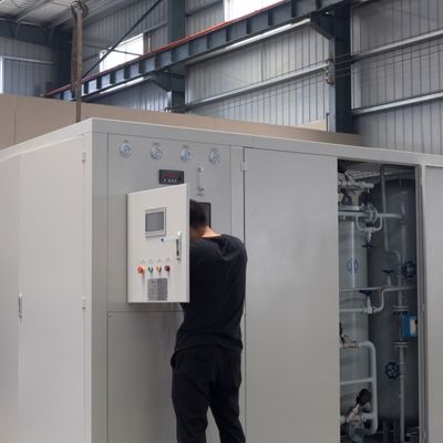 وحدة توليد النيتروجين المتنقلة المثبتة على الزلاجة مولد غشاء N2 Max 300bar