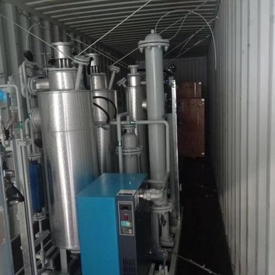 التصميم المثبت على الزلاجة في موقع محطة توليد N2 منظف النيتروجين