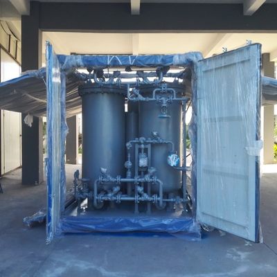 500SCFM حاوية شحن ISO محطة توليد غاز النيتروجين لا حاجة إلى تركيب