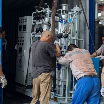 عمر الخدمة الطويل مضمون في الموقع نظيفة غازات النيتروجين مع شهادة CE