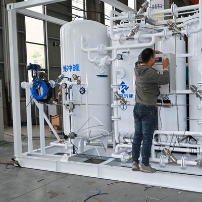 مولد نيتروجين بضغط تشغيل 27 بار من الفولاذ الكربوني لقطع الليزر