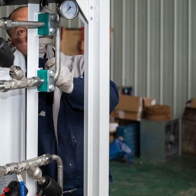 5٪ ~ 35٪ المعدل الهيدروجين والنيتروجين خلاط الغاز المواد الفولاذ المقاوم للصدأ 10000Nm3 / ساعة